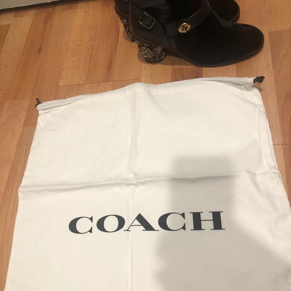 Coach Velvet Floral Heel Bootie - Picture 4 of 5